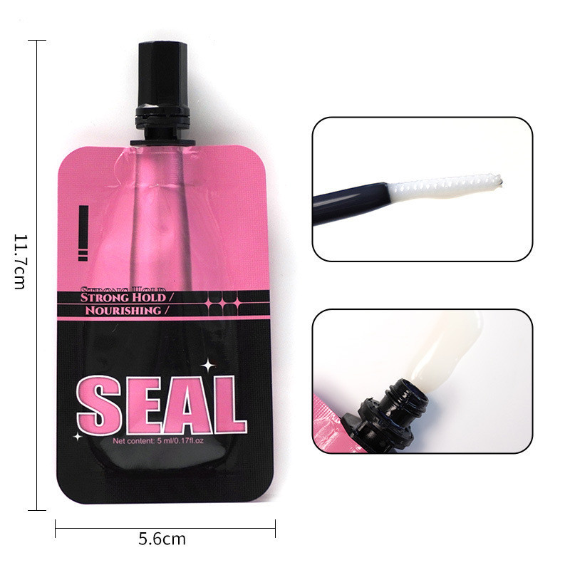 Lash Bond and Seal and Remover Easy to Use Strong Hold Long Lasting Waterproof Eyelash Glue and Removal for Cluster Lashes Individual Eyelash Extensio