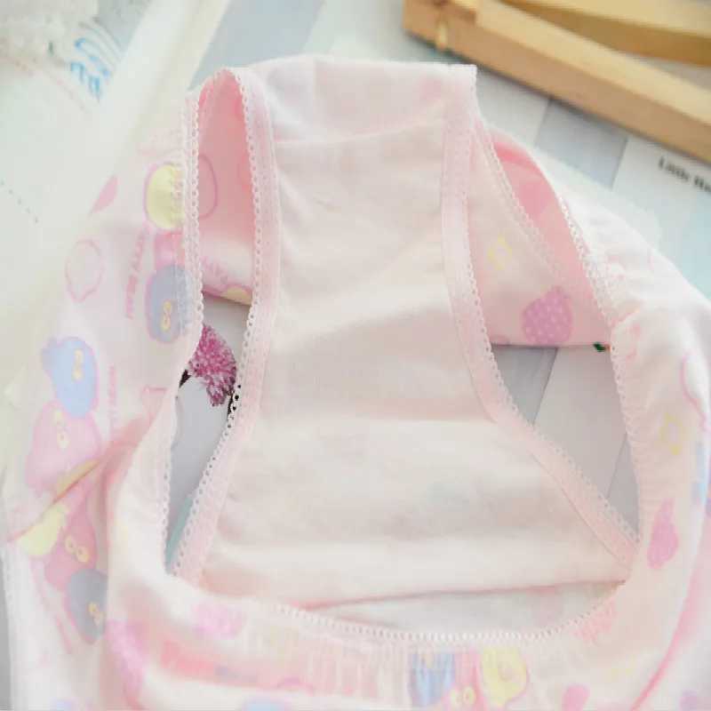 6pcs/Lot 100% Cotton Print Childrens Underwear Girls Panties 2-12Years Y240821