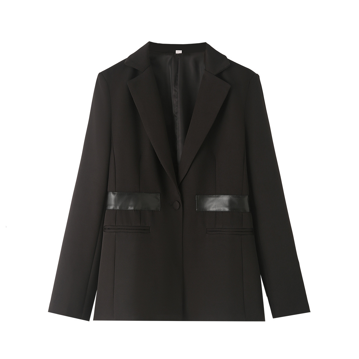 2024 autumn new women's clothing patchwork fashion loose top suit jacket for women