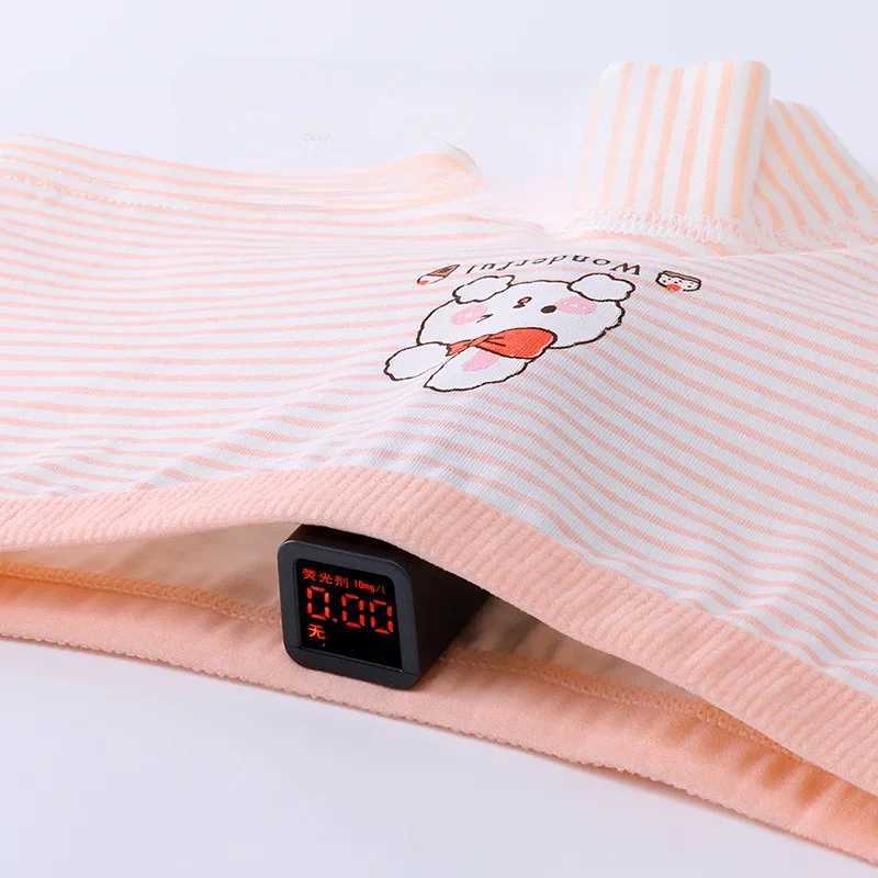 4PCS Girls Cotton Antibacterial Panties Kids Thin Breathable Knickers Cute Print Soft Comfort Underwears 3+y Young Child Clothes Y240821
