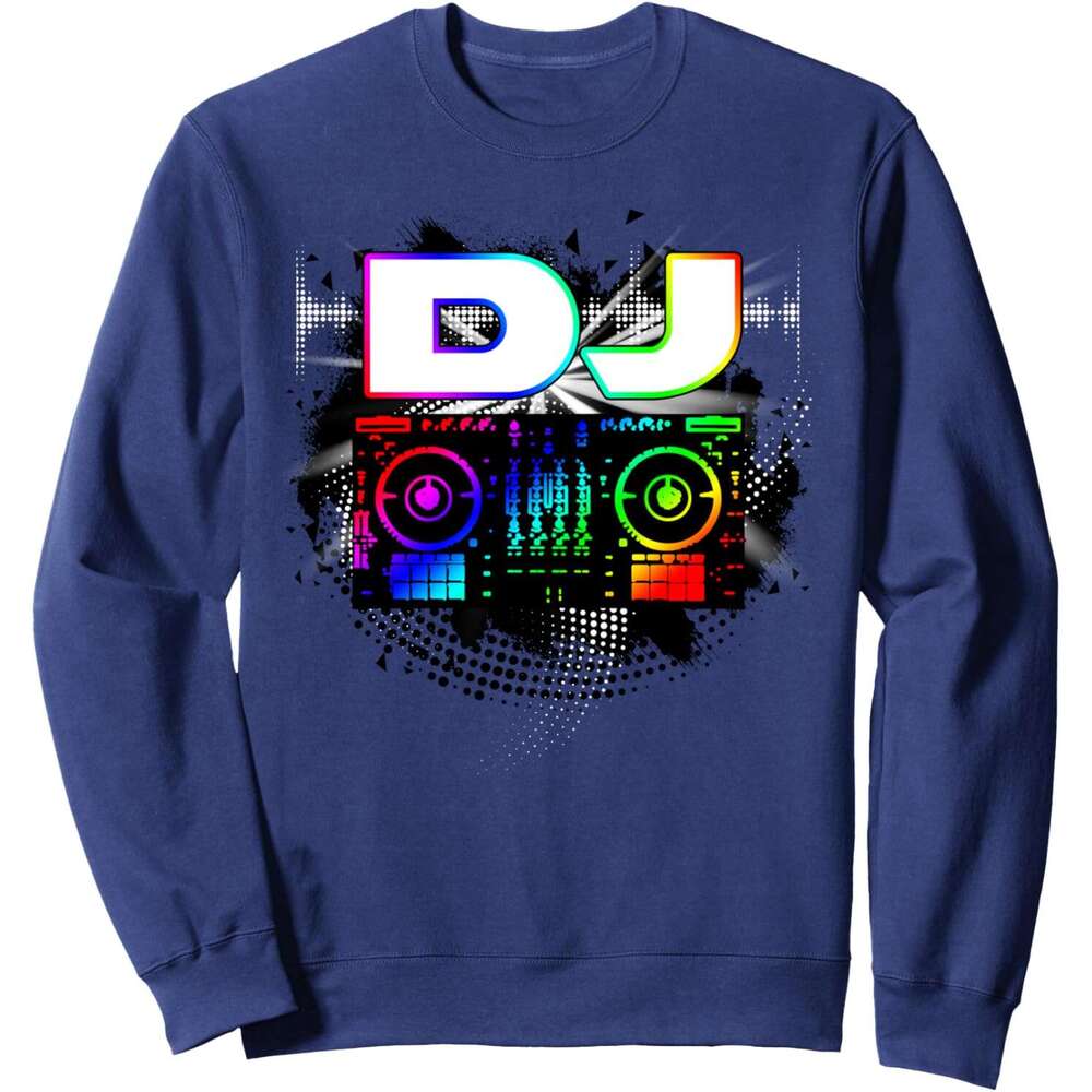 Long Sleeve Shirts for Men sweatshirt Dj Lover Music Player Sound Cool Funny Gift Sweatshirt T shirt Tee Streetwear Casual tops clothes