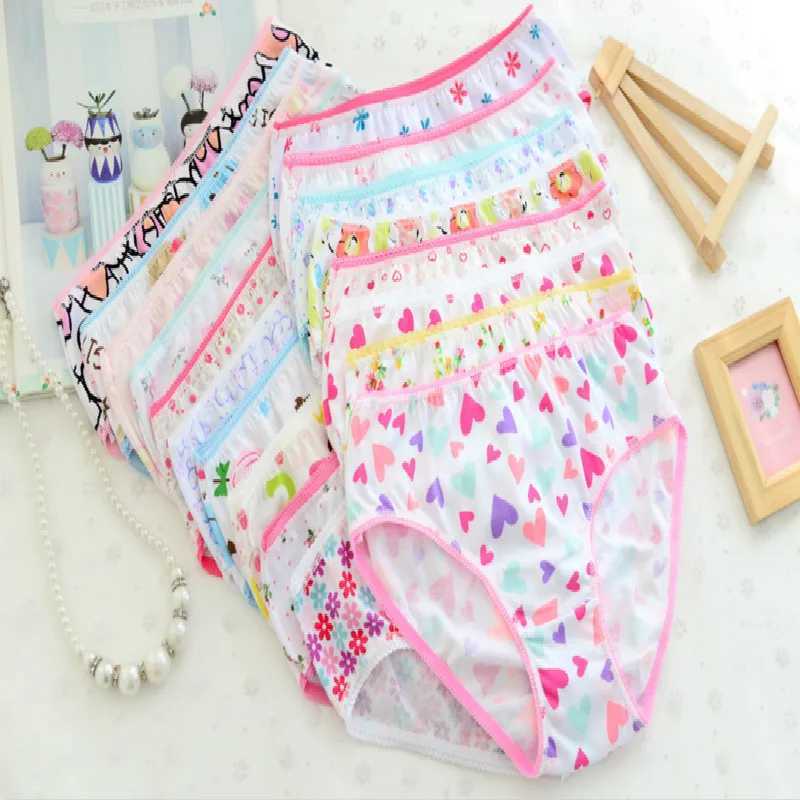 5Pcs Baby Kids Underwear Girls Cotton Panties Girls Briefs 1-12 Years Y240821
