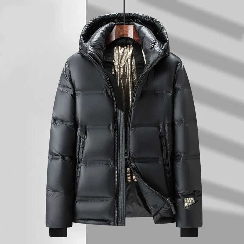Puffer jacket Hooded Down Jacket for Mens Winter Short Windproof Cold Resistant and Thickened Warm Jacket M240821