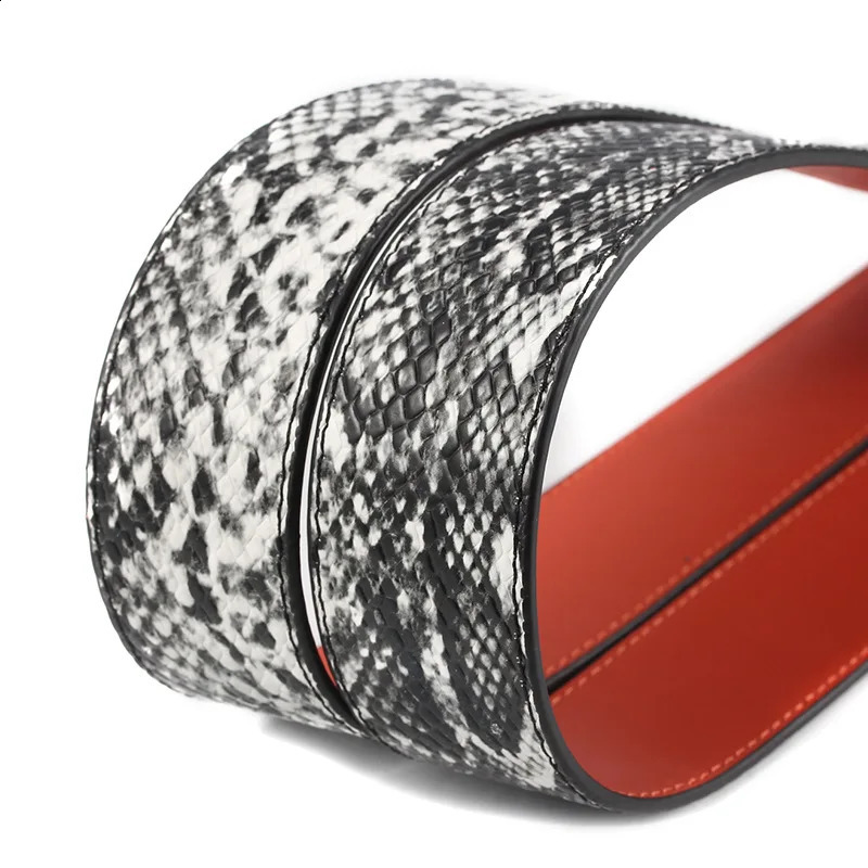 95cm DIY snake shaped printed tape can replace PU leather handle multicolor accessories suitable for womens wide shoulder bag 240820