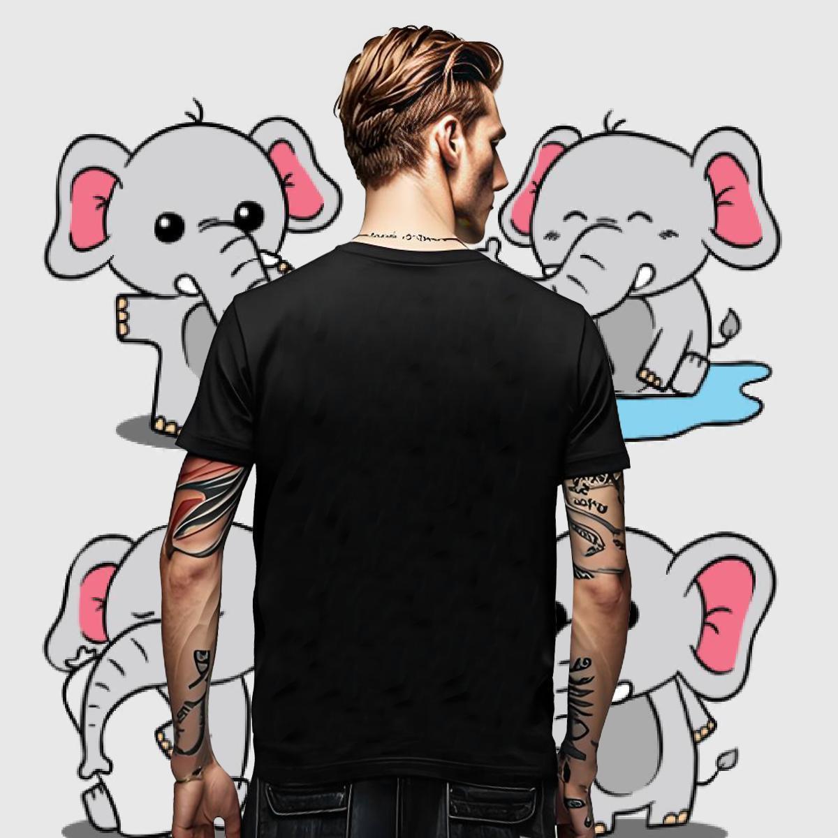 Factory Direct Tshirts 230g 100% Cotton Anime Printing Street SCARY Breathable T-Shirts Unisex Oversized 4XL Tees Shirts
