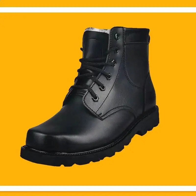 lace up classic leather warm boots mens Chelsea boots winter casual shoes comfortable ankle mens TY23 240821