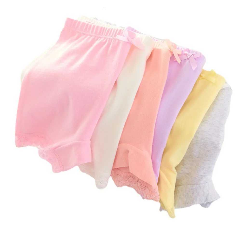 2Pcs/Lot Girls Solid Color Safety Panties High Quality Cotton Dry and Breathable Multicolor Available for Girls 2-11 Years Old Y240821