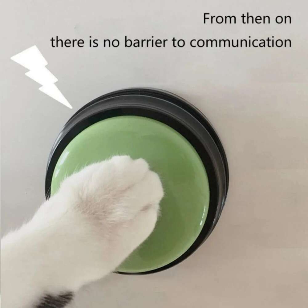 8PCS Dog Communication Buttons Voice Recording Button Pet Training Buzzer 30 Second Record Playback Funny Gift for Talking