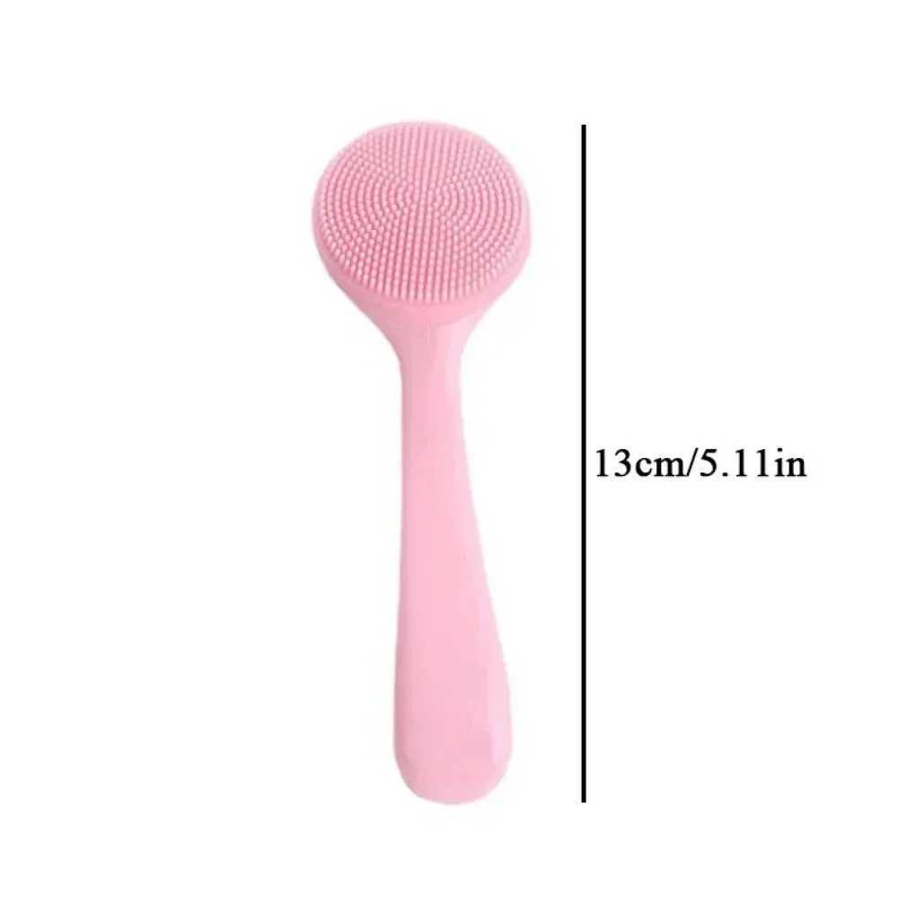 Soft Silicone Facial Cleansing Brush Facial Wash Face Scrub Deep Clean Brush Face Massage Clean Brush Beauty Skin Care Tools Y240821