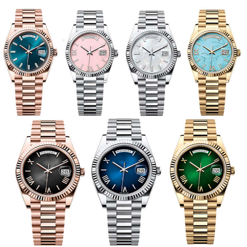 2024 new pattern Designer Mens Watches Watch Day date Automatic Wristwatch 2813 Auto Movement Sapphire Glass Stainless Steel Pial Strap
