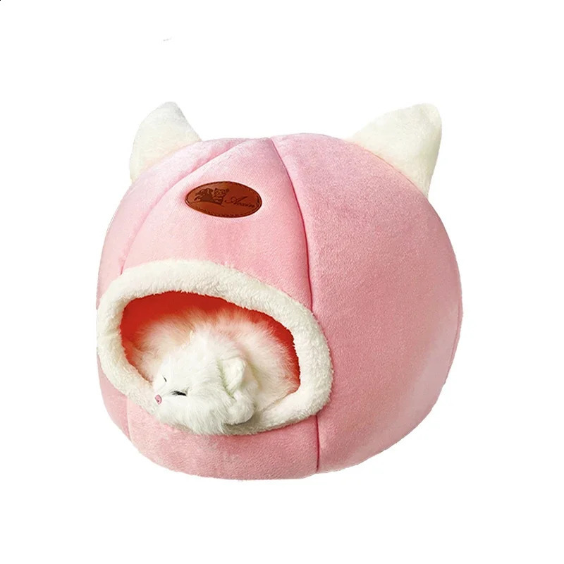 Deep Sleep Comfort In Winter Cat Bed Iittle Mat Basket Small Dog House Products Pets Tent Cozy Cave Nest Indoor Cama Gato 240814