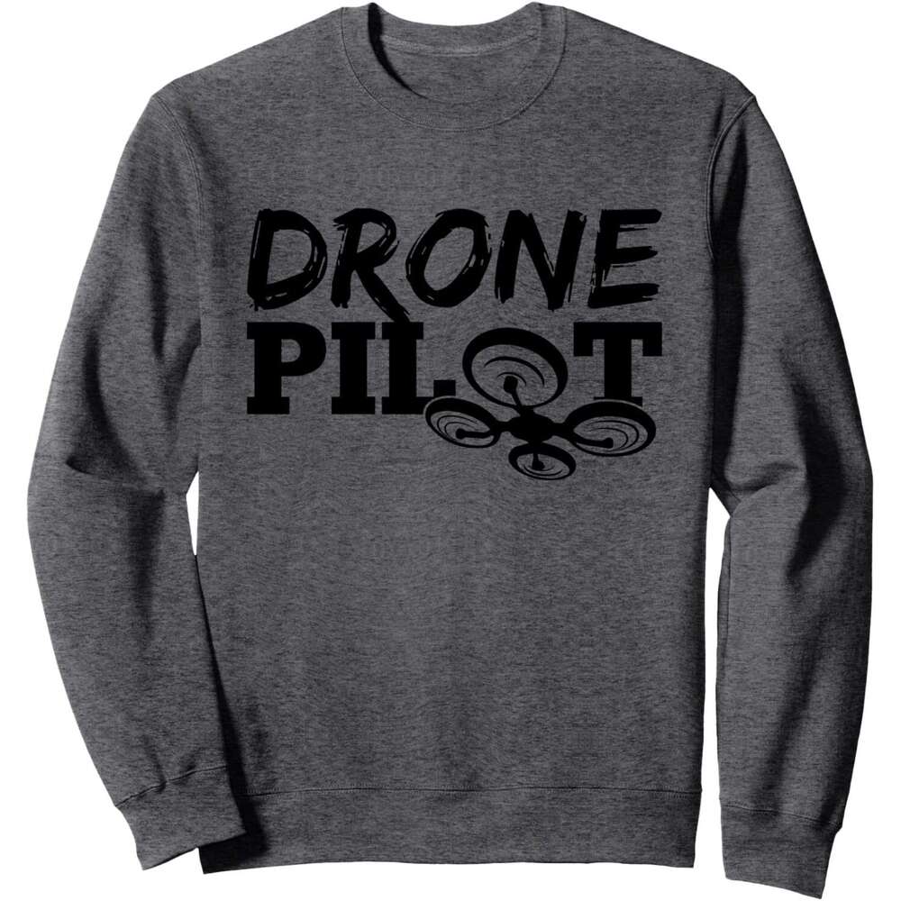 Long Sleeve Shirts for Men sweatshirt Drone Pilot Remote Aircraft Geek Professional Gift Sweatshirt T shirt Tee Streetwear Casual tops clothes