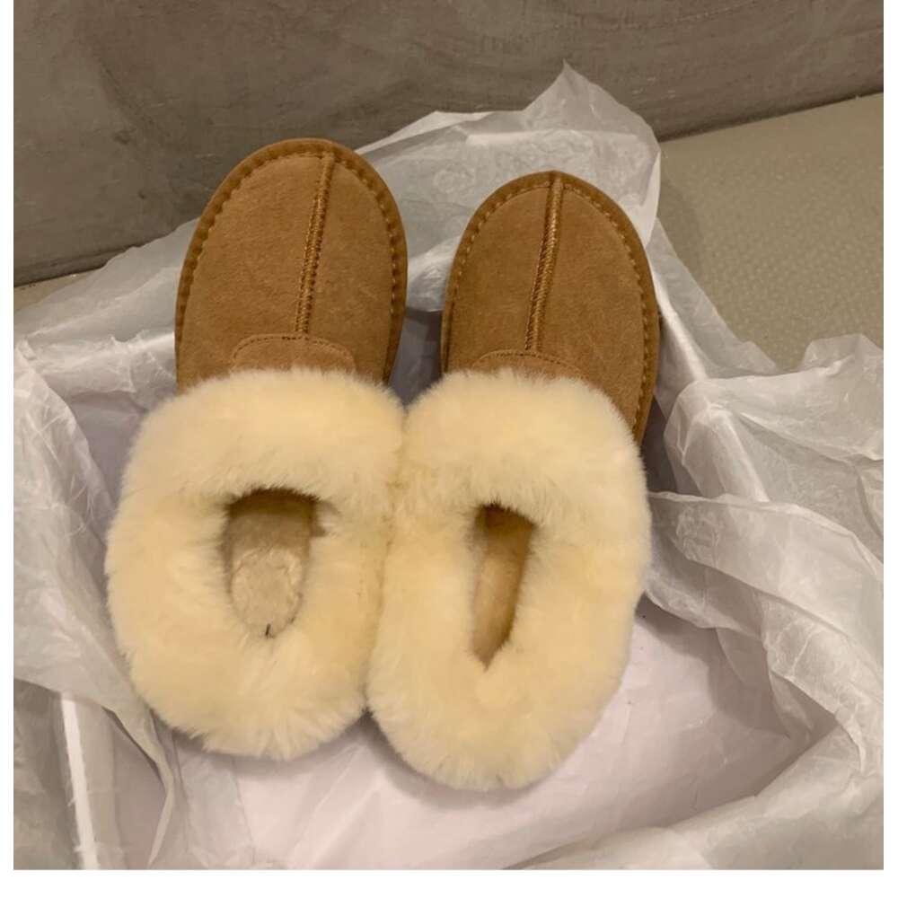Ddmysports Autumn Winter Soled Snow Boots Women Short Tube With Thick Fleece Warm And Anti Slip Fur Shoes Cotton For One Foot Kick OUTDOOR