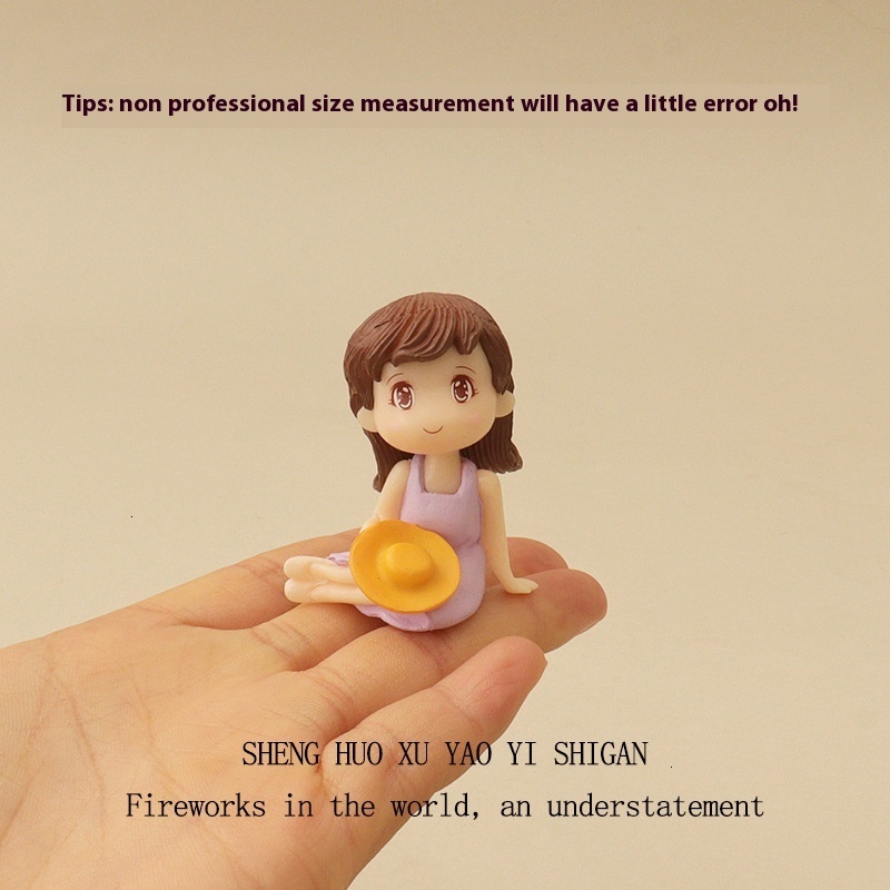 Cartoon Creative Baby House Over Home Mini Low Table Baking Plate Simulation Roasting Corn Micro Landscape Decoration Desktop Ornament