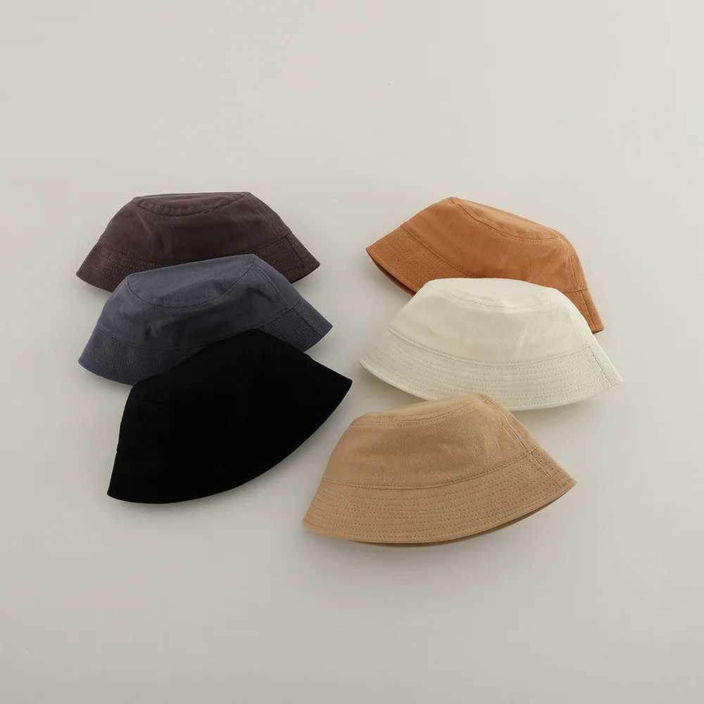 Summer Baby Bucket Hat Kids Cap Beach Accessories Baby Sun Hat For Boys Girls Fisherman Panama Hat Children Cap For 2-6years M240821