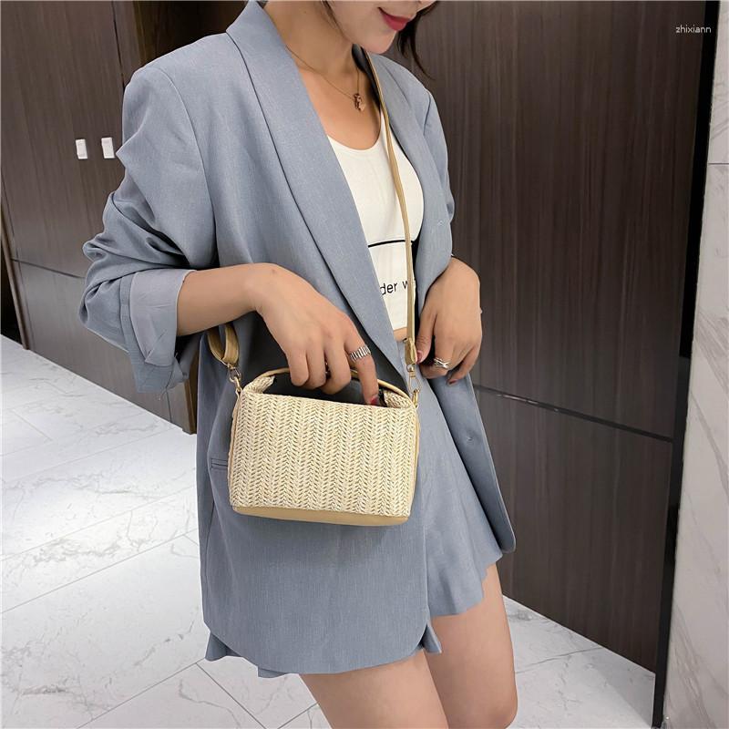 2025S designer Women Straw Crossbody - Casual Shoulder Bag for Summer handbag shoulder women crossbody bag