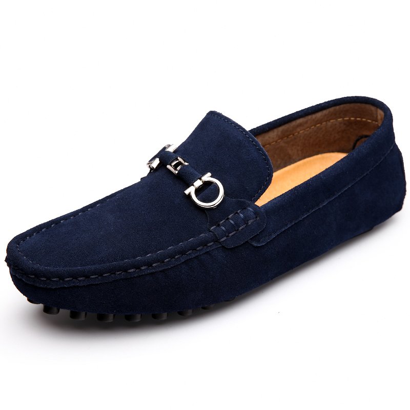 suede Leather Loafers Casual Slip On Shoes Men Mocasines Hombre Mens Slip-s Loafer Luxury Brand Spring Summer Autumn Winter 65I