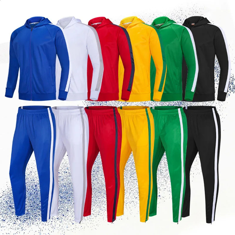 Sportswear Suit Fashion Casual Hooded Adult Mens And Womens Sportswear Outdoor Windproof Sports Suit Running Suit For Womens 240821