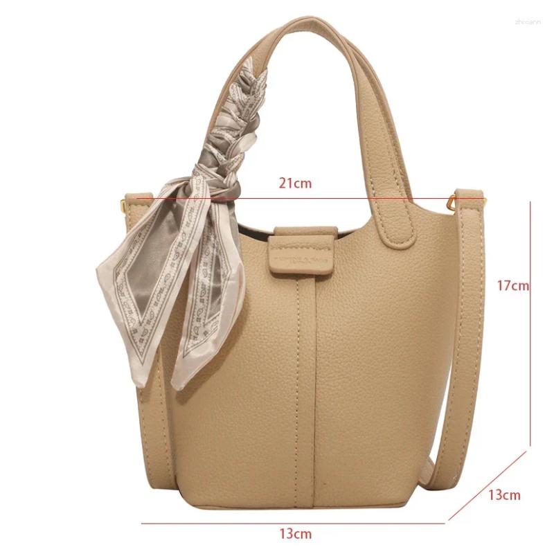 Shoulder Bags Green Design Pu Leather Crossbody Bag For Women Classic Handbag Bucket Top Brand Small Femme Day Clutch
