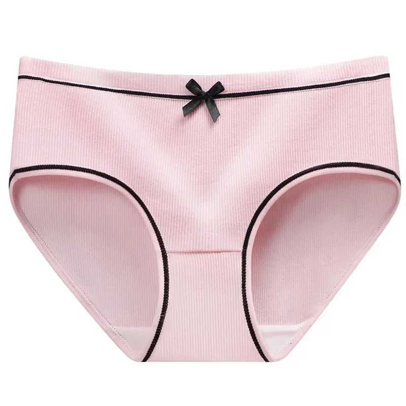 4Pcs/Lot Cotton Underwear Cute Knot Soft Breathable Briefs Young Panties Solid Girl Children Clothes Y240821