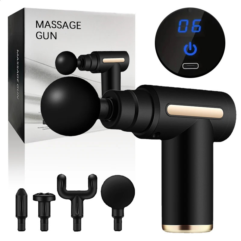 Portable Fascia Gun Deep Tissue Massage Mini Lightweight and Adjustable Speed Massage Equipment Suitable for the Whole Body 240808CJ