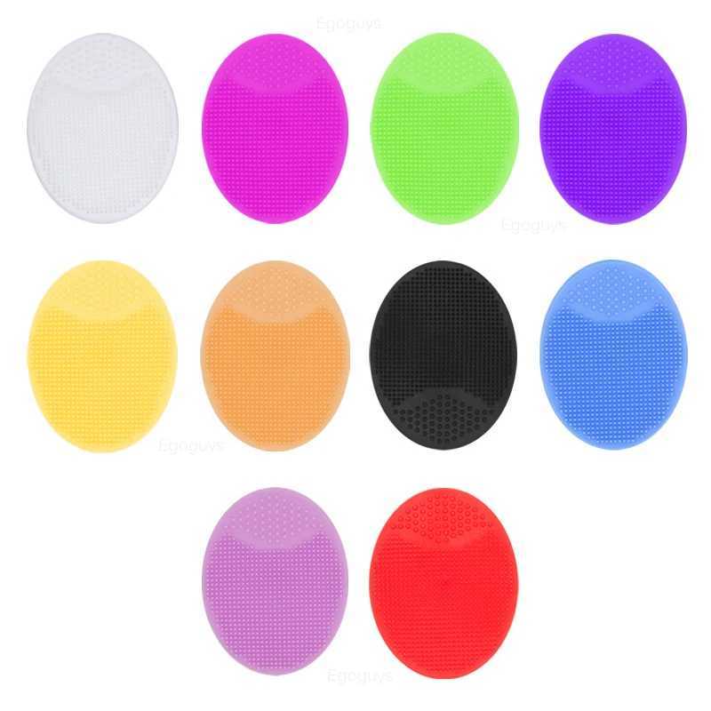 1PC Silicone Cleaning Brush Gel Washing Pad Exfoliating Blackhead Remover Facial Deep Cleansing Face Brushes Baby Bath Massager Y240821