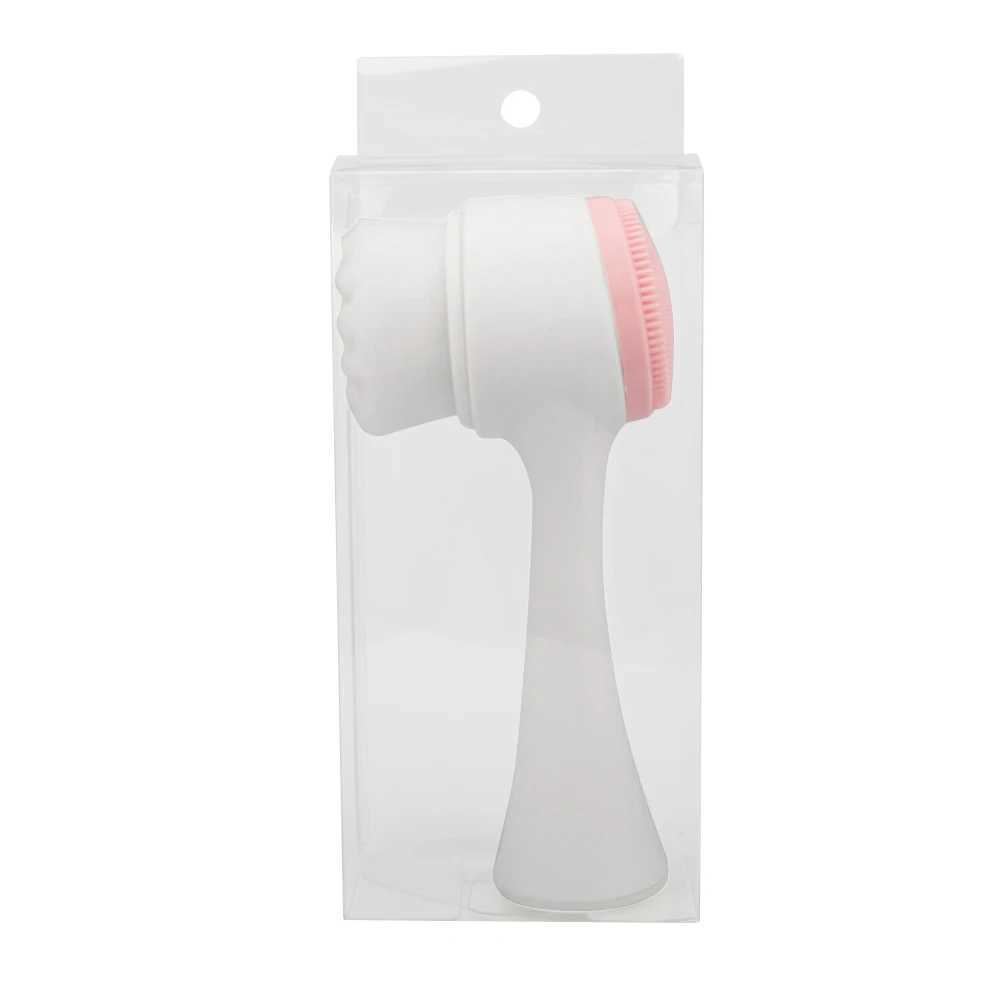 Electric Facial Cleansing Massage Brush Double Side Silicone Face Pore Cleanser Massage Skin Scrubber Blackhead Removal Y240821