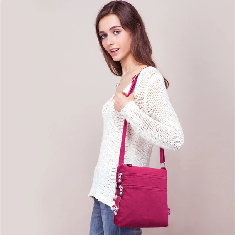 TEGAOTE High Quality Summer Men Women Shoulder Messenger Bag Small Cross Body Phone Purse Lightweight Blue Grey Black Red M0910 240820