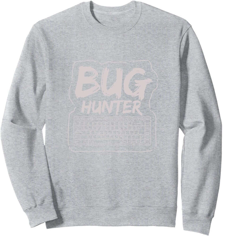 Long Sleeve Shirts for Men sweatshirt Bug Hunter Keyboard Software Test Engineer Gift Sweatshirt T shirt Tee Streetwear Casual tops clothes