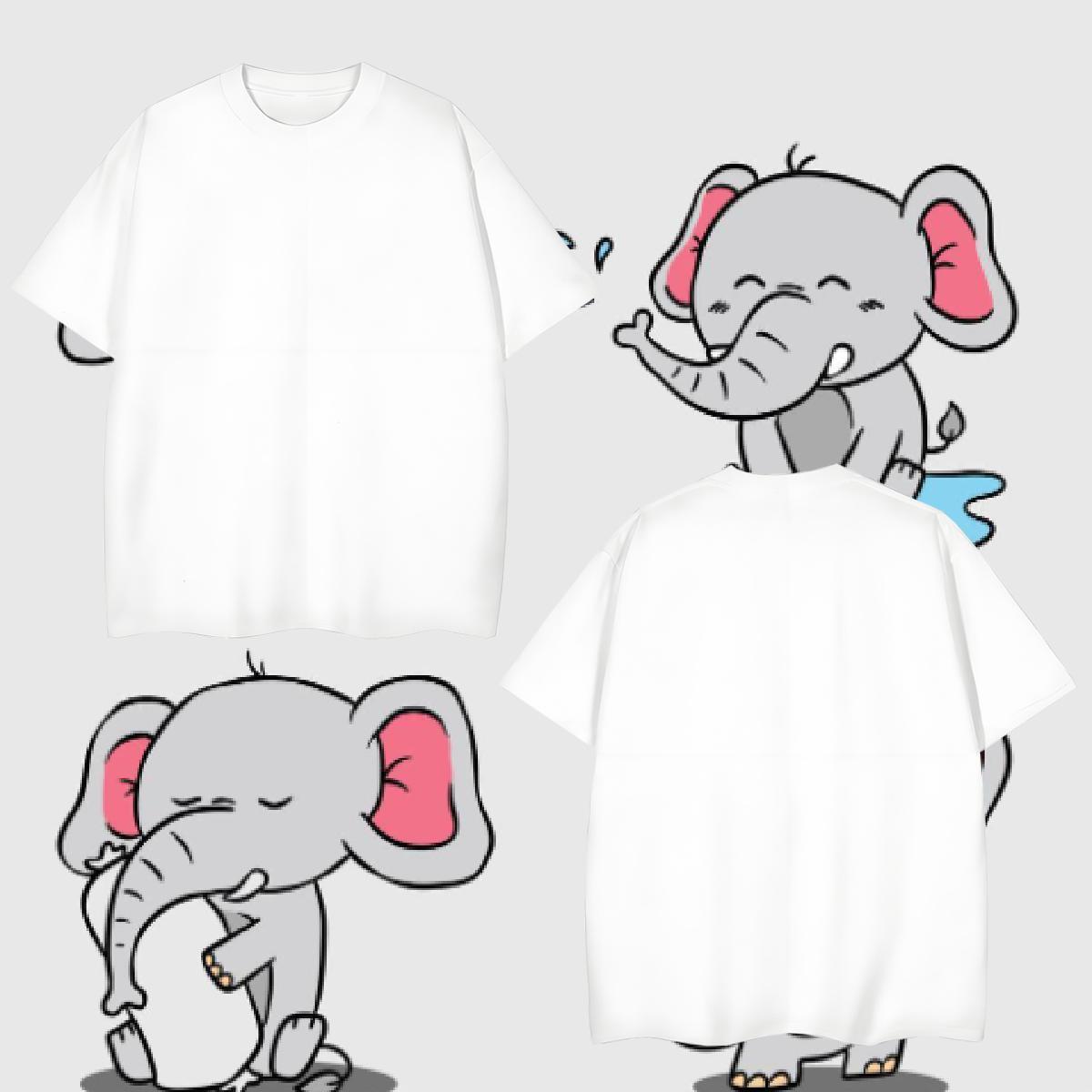 Factory Direct Tshirts 230g 100% Cotton Anime Printing Street SCARY Breathable T-Shirts Unisex Oversized 4XL Tees Shirts