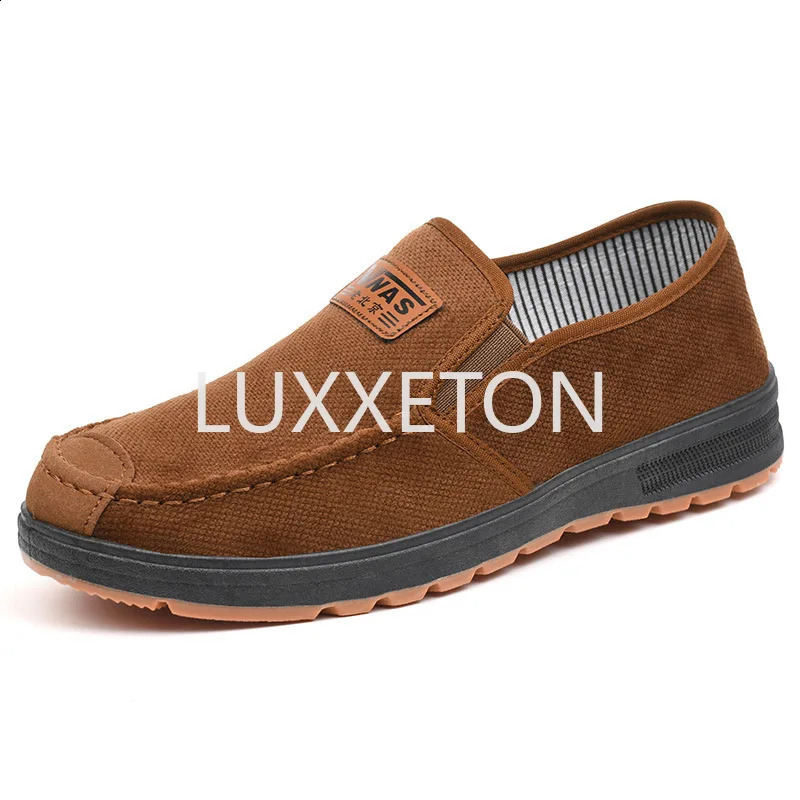 2024 Spring/Summer Breathable Lazy Shoes Canvas Shoes Shallow Mouth Casual Flat Bottom One Step Kicking Shoes 240821