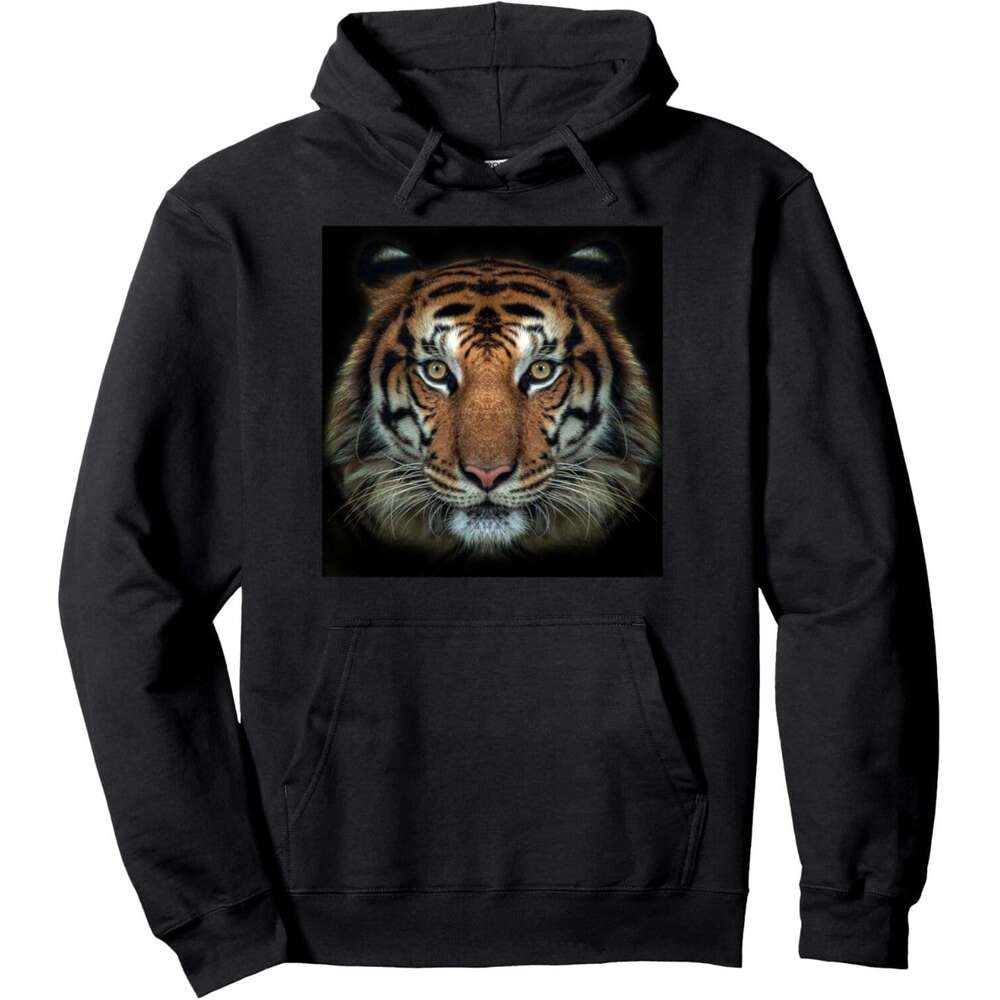 Hoodie for Mens Womens The Mountain Jungle Tigers of Bengal Illustration Graphic Pullover Hoodie Hoodies Sweatshirt pullover jacket Long sleeve