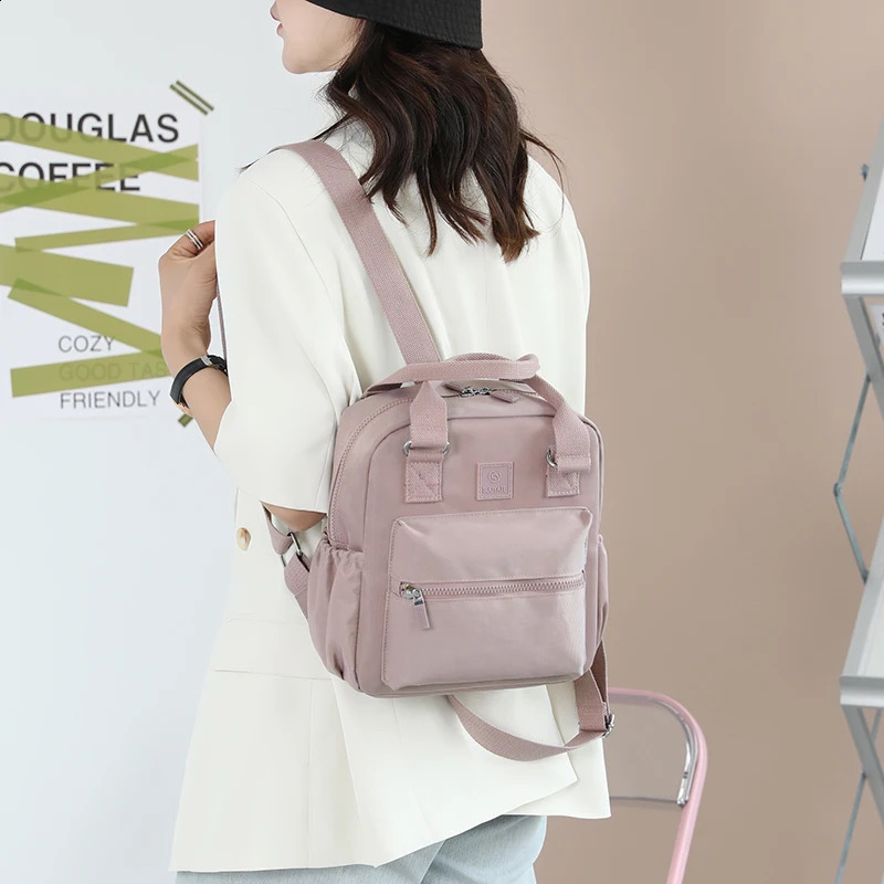 Fashion Women Small Travel Backpack Pretty Style Shopping Backpack High Quality Durable Soft Fabric Daypack Backpack SAC 240820