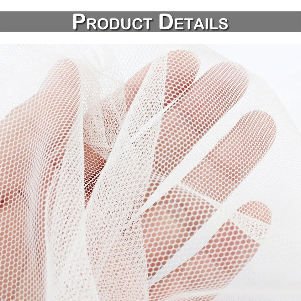 Patio Garden Mosquito Net Adjustable Porch Screen Mesh Outdoor Curtain Lightweight for Gazebo Pool Hut Bug Netting 240820