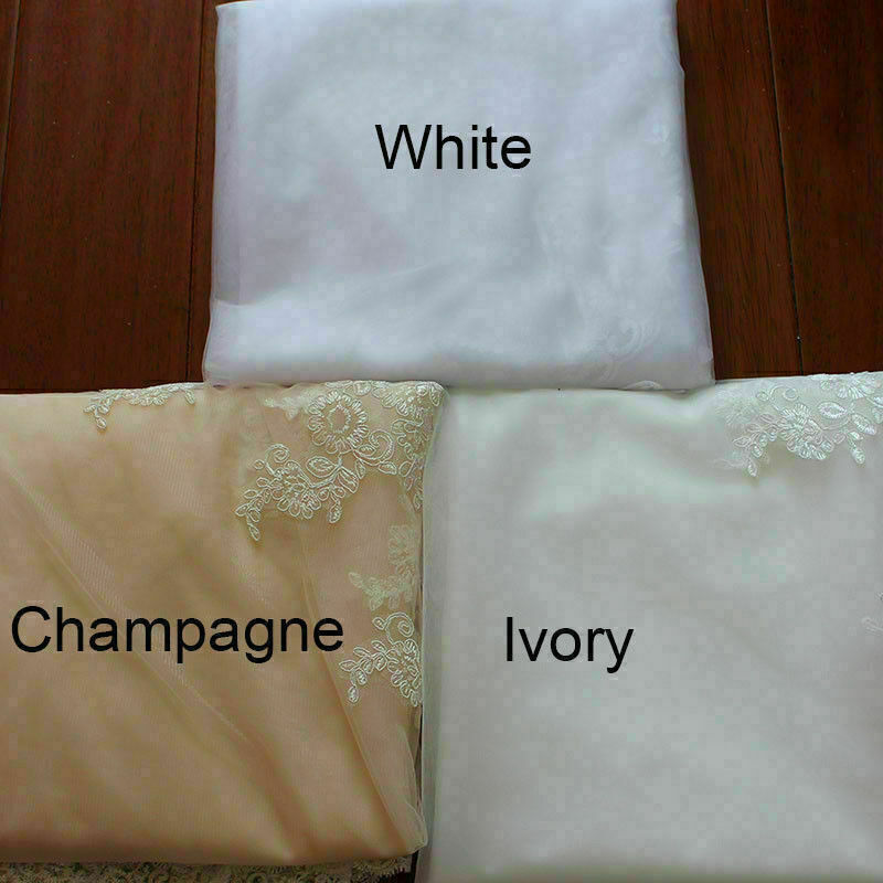 3M Romantic Headdress One-Layer Bridal Veil Cathedral Length Tulle Wedding Veils White Or Ivory Bride's Veil Hot Sale