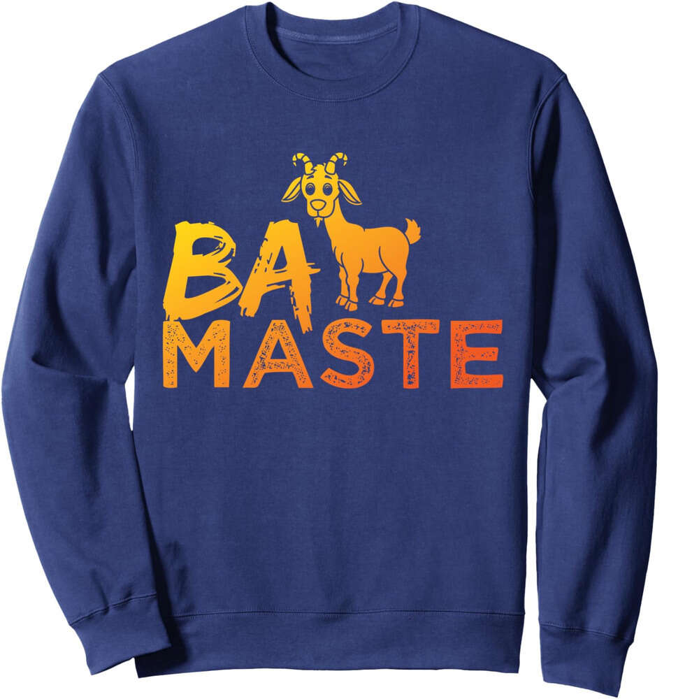 Long Sleeve Shirts for Men sweatshirt Baa Maste Goat Yoga Design Crazy Animal Funny Gift Sweatshirt T shirt Tee Streetwear Casual tops clothes