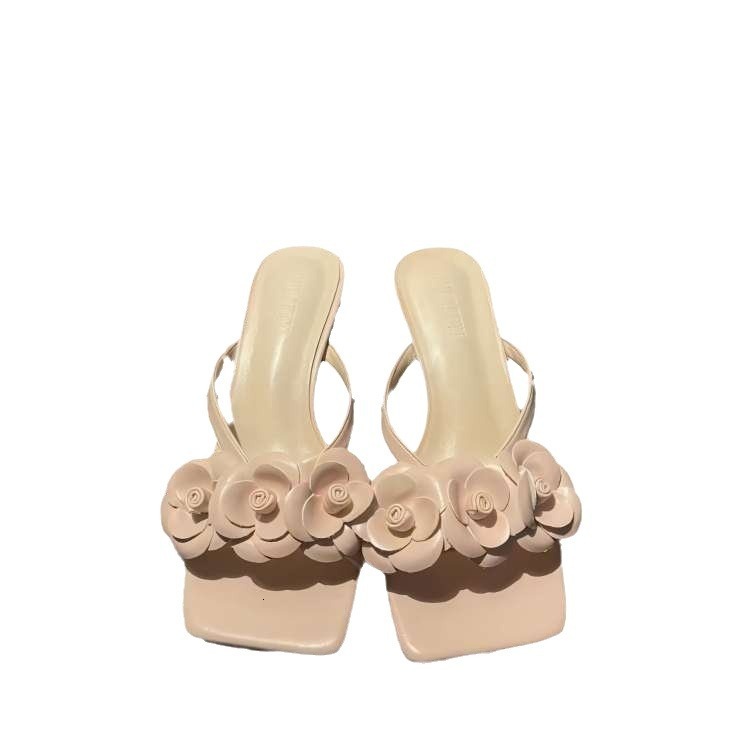 Ddmysports Flower Fairy Wind Cool Wearing Fashionable Women S Shoes Outside Summer New Korean Edition Versatile Igh End Slippers For OUTDOOR
