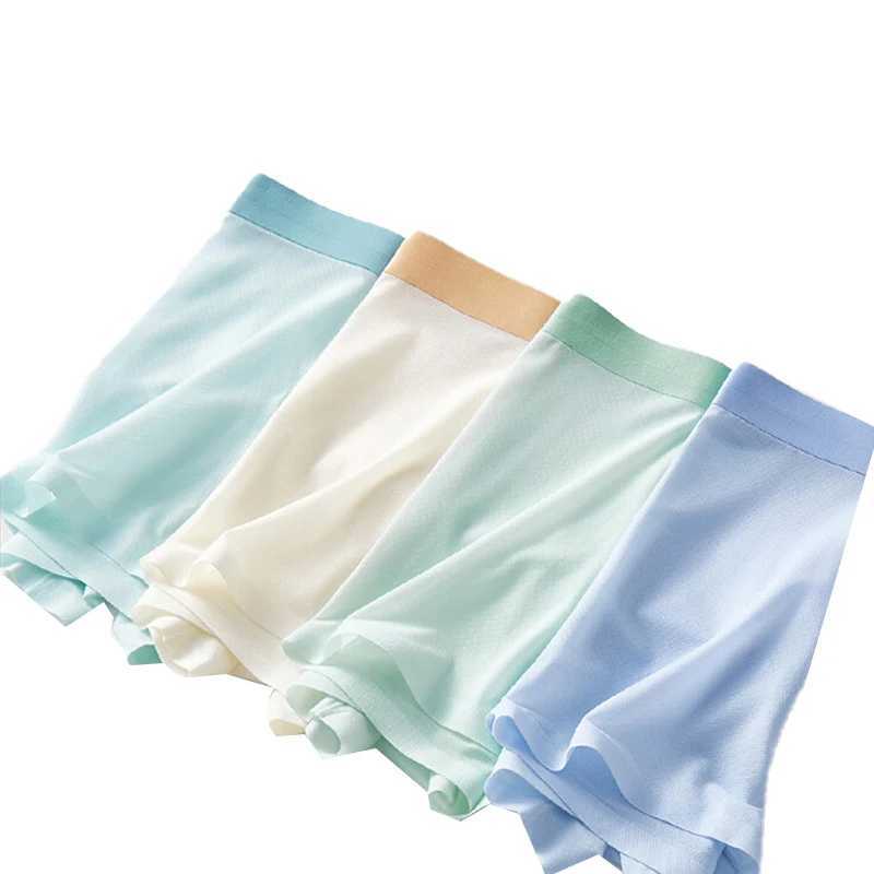 AIBEDILA 4Pcs Cotton Briefs Boys Childrens Underwear Kids Spring Summer Cartoon Pattern Underpants Y240821