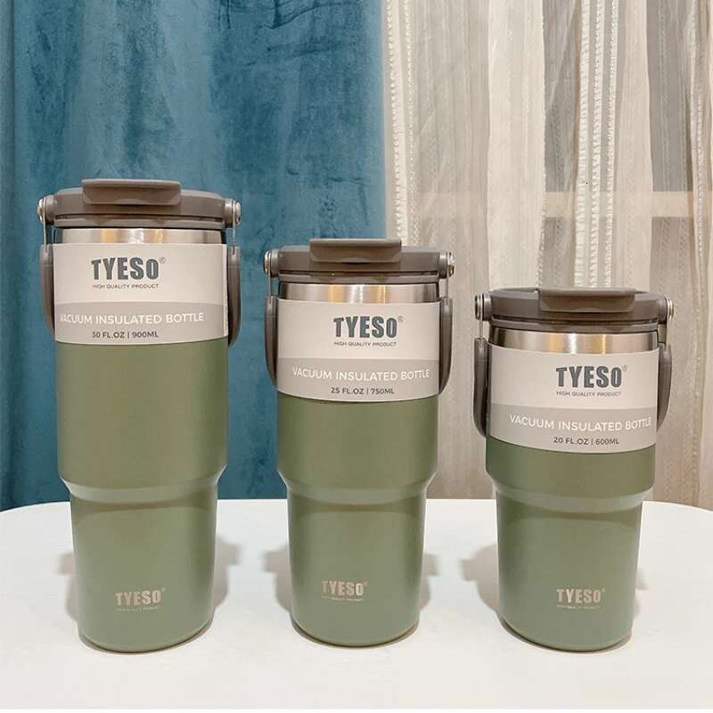 Stainless Steel Coffee Cold And Hot Double-Layer Insulated Cup Tumbler Thermo Water Bottle Car Travel Mug Vacuum Flask