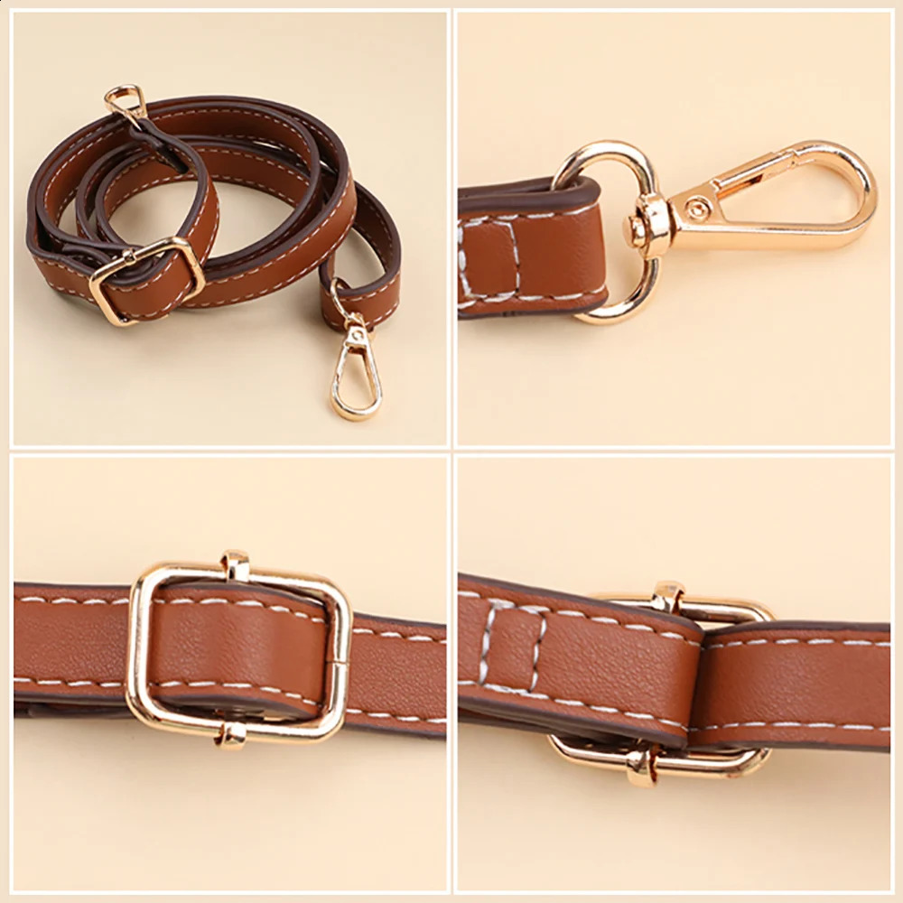 1 set of DIY handmade drawstring bucket shoulder bag with replacement PU leather rope handbag woven backpack beam pocket 240820