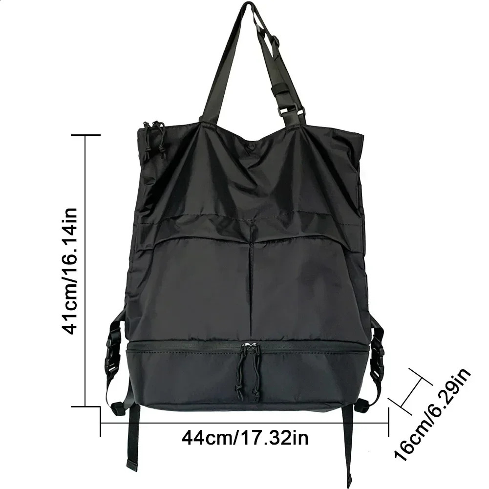 Unisex Backpack Large Capacity Students Bookbag Satchel Daypack Nylon Waterproof for Women Men Fashion School 240821