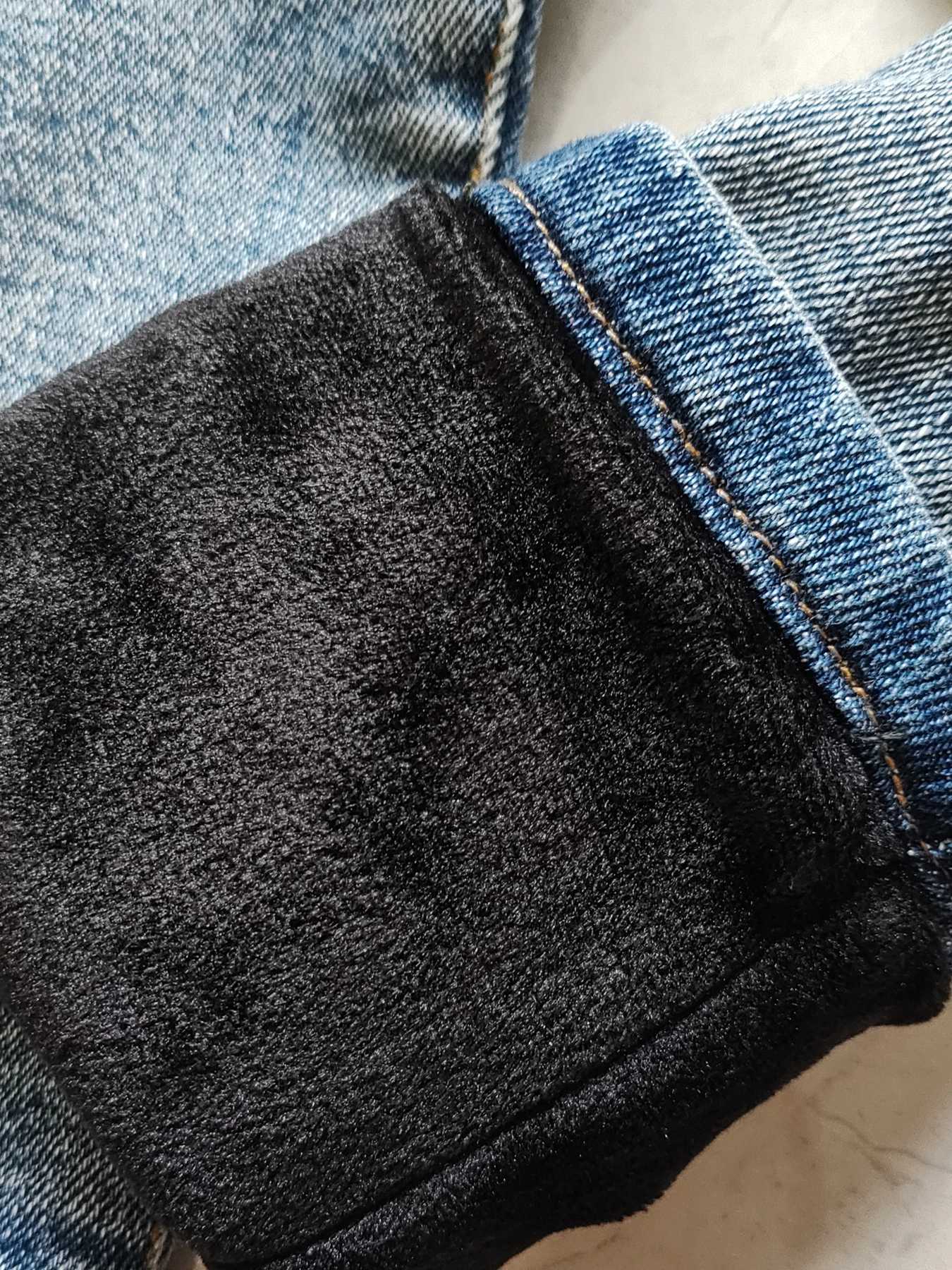 Winter Warmth Boys Jeans Soft Denim and Wool Clothing for Children Aged 4-12W240819