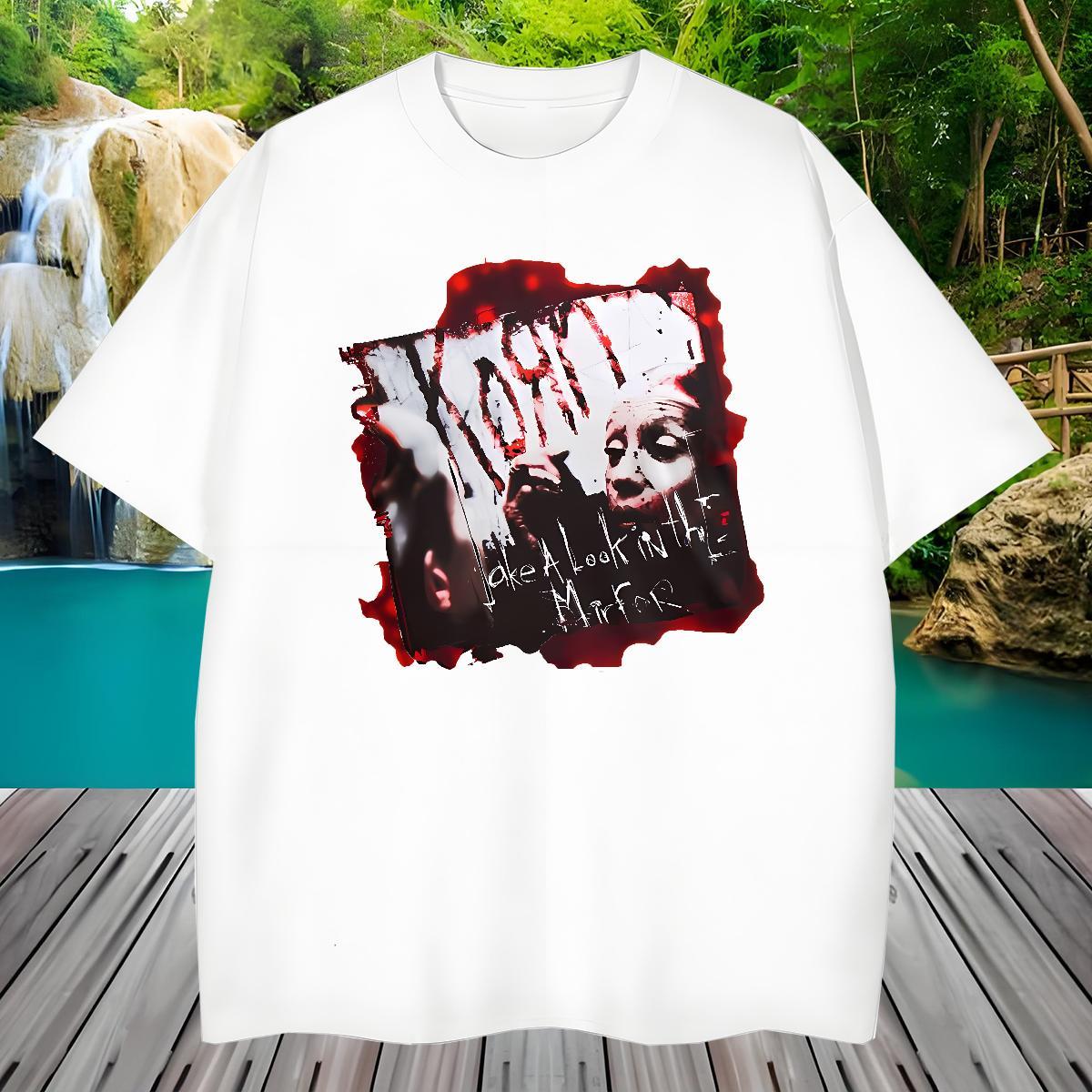 2024 Men Clothes T-Shirt 230g 100% Cotton Casual Daily Wear scary Pure Cotton T shirt Comfortable Custom Cartoon Clothings