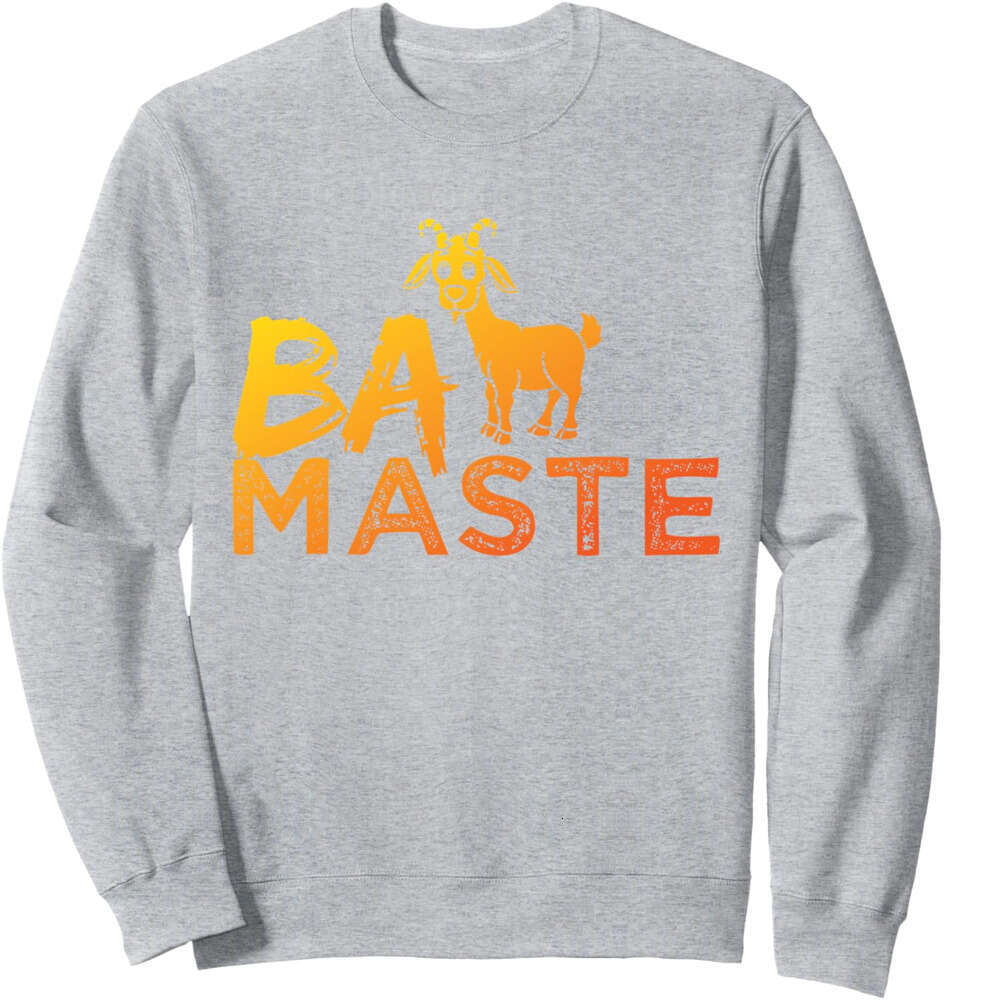 Long Sleeve Shirts for Men sweatshirt Baa Maste Goat Yoga Design Crazy Animal Funny Gift Sweatshirt T shirt Tee Streetwear Casual tops clothes