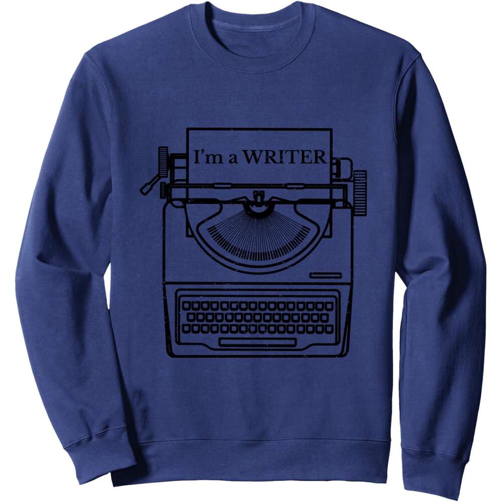 Long Sleeve Shirts for Men sweatshirt A Vintage Typewriter Writer Birthday Gift Sweatshirt T shirt Tee Streetwear Casual tops clothes