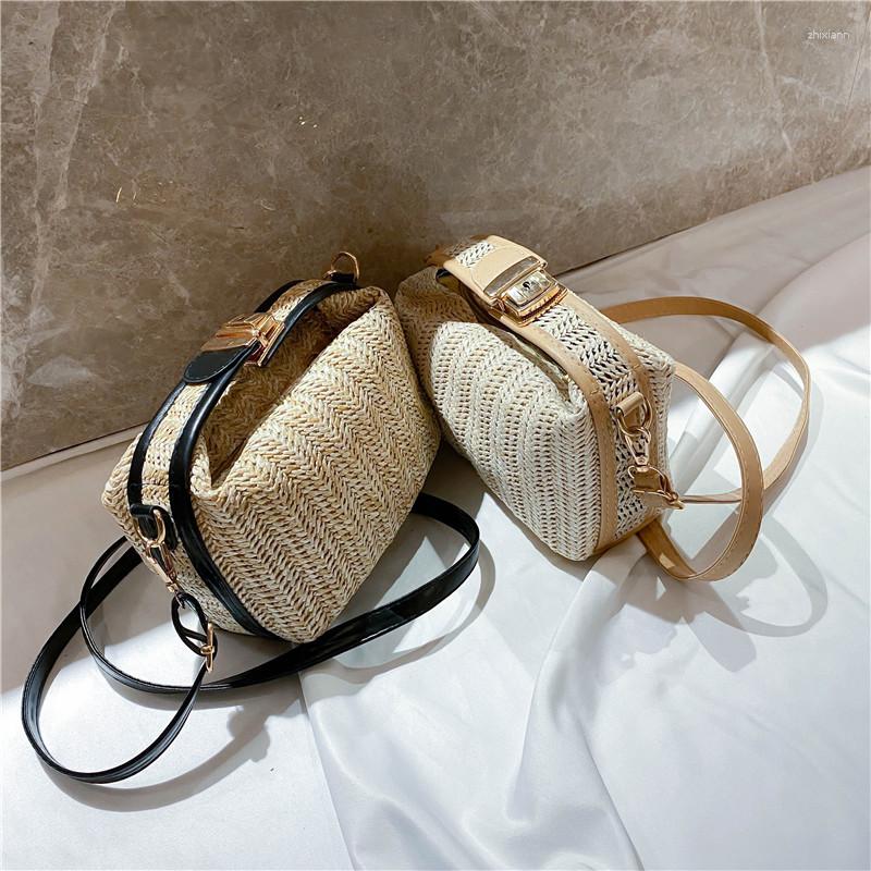 2025S designer Women Straw Crossbody - Casual Shoulder Bag for Summer handbag shoulder women crossbody bag
