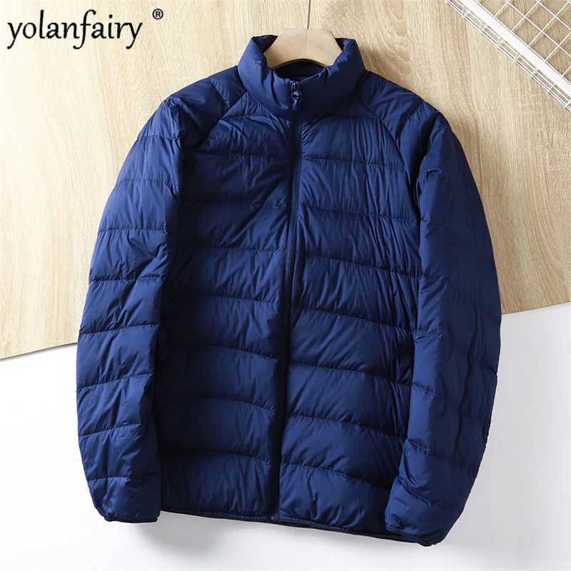 Puffer jacket Puffer Jacket Men Autumn Winter New In Coats and s Male Lightweight Windproof Down Soft Fluffy Clothes FC M240821