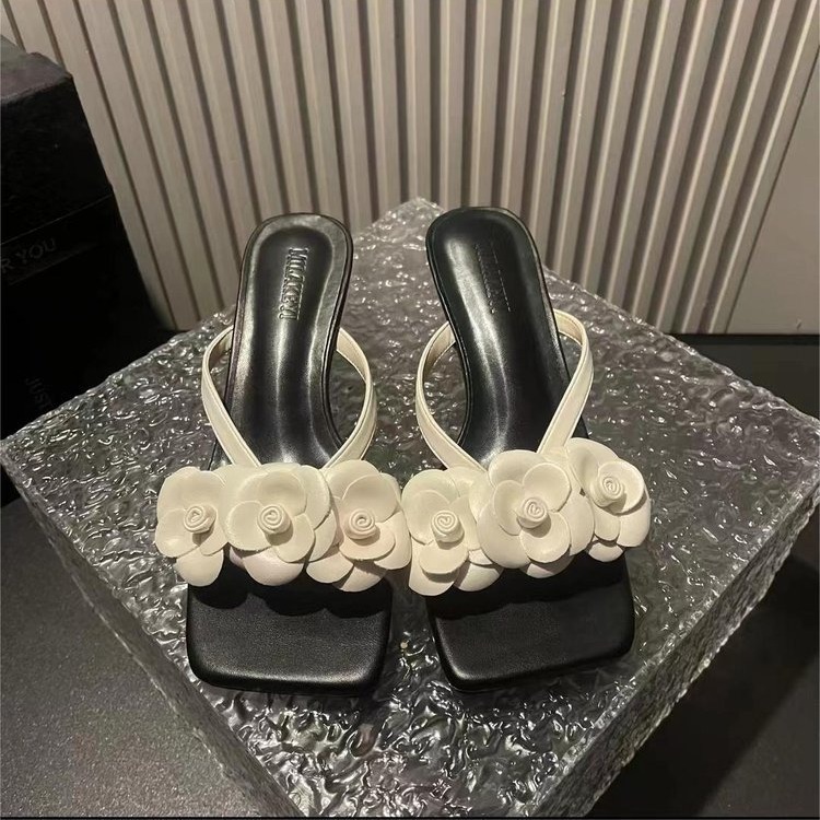 Ddmysports Flower Fairy Wind Cool Wearing Fashionable Women S Shoes Outside Summer New Korean Edition Versatile Igh End Slippers For OUTDOOR