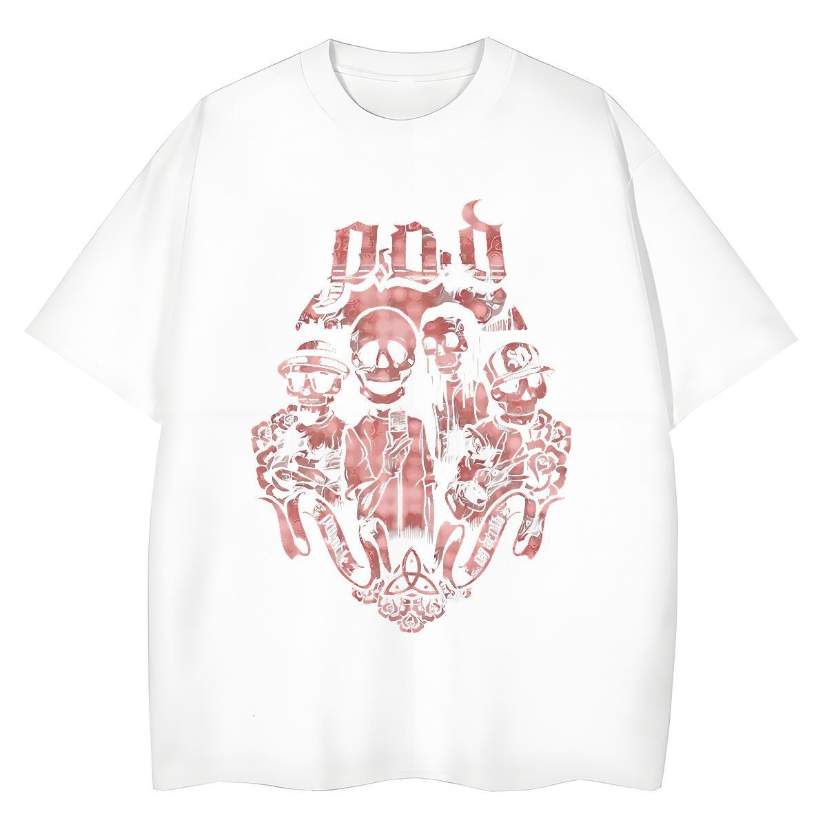 Designer Tshirt for Man Woman 230g 100% Cotton Daily Wear skull Pure Cotton T Shirt For Man Classic Oversized 4XL Tops