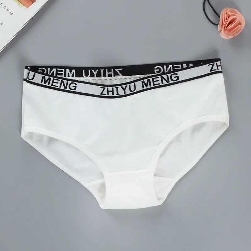 4Pcs Childrens Panties 8-14Years Old Teenage Cotton Underwear Sport Puberty Big Girls Student Briefs Y240821